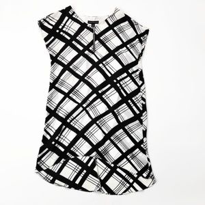 Danillo Boutique Hi-Low Dress Size 10 Black White